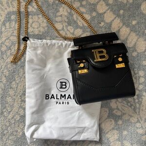 Balmain B Buzz Mini Monogram Bag